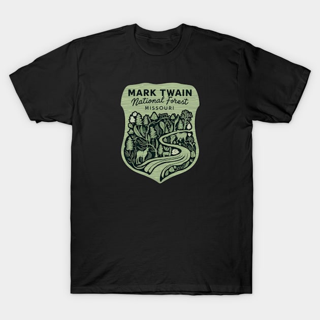 Mark Twain National Forest Missouri T-Shirt by Perspektiva